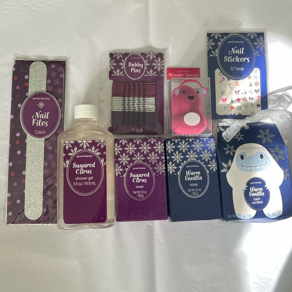 a Bundle of Groovi Beauty holiday gift gift set Sugared Citrus